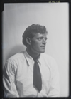 Profile portrait of Jack London